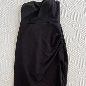 She + Sky Black Strapless Dress
